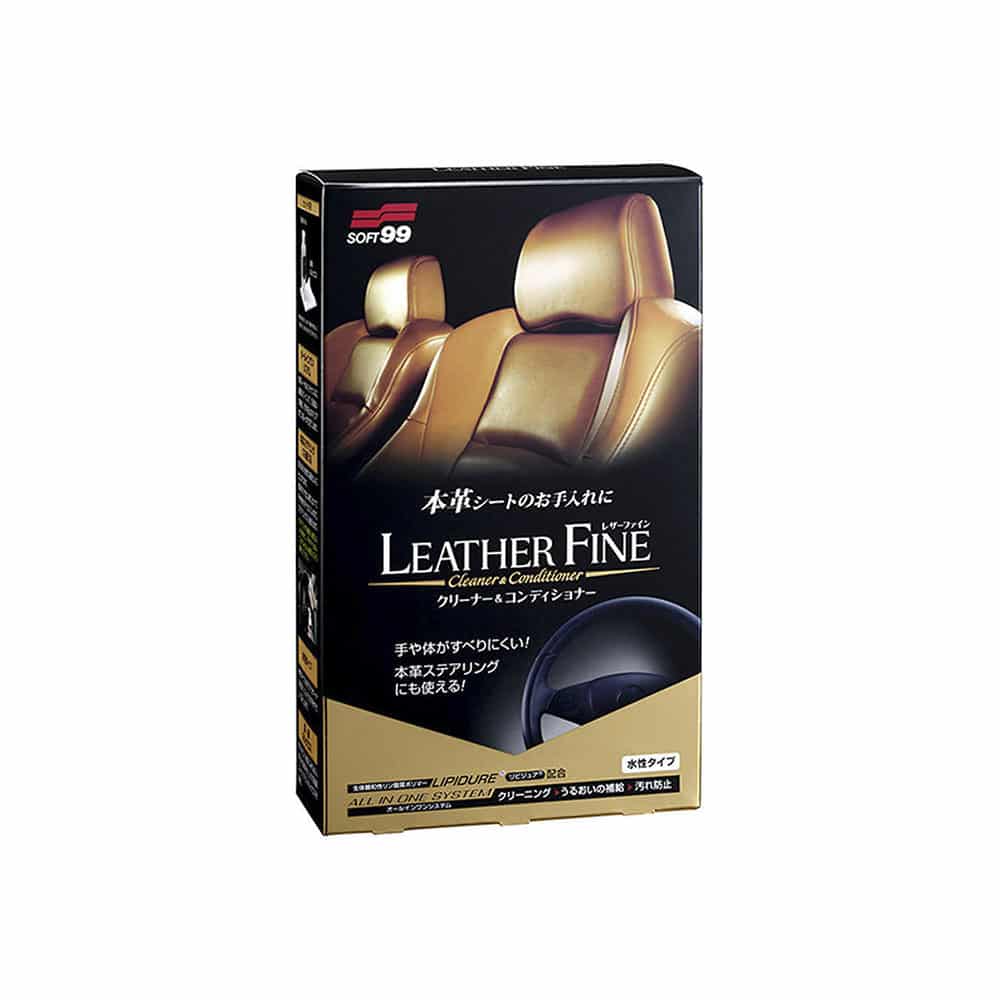 soft99 leather fine cleaner conditioner new