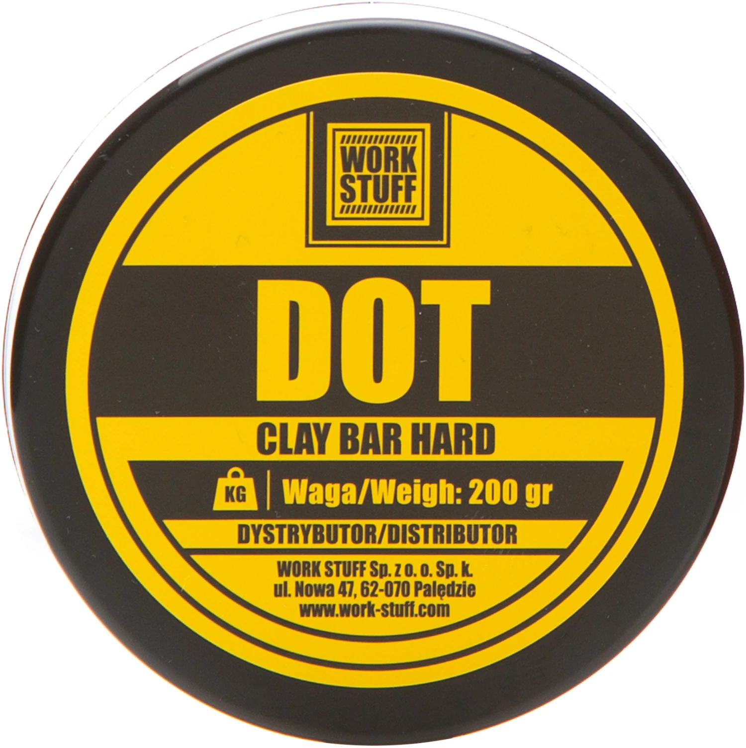 work stuff πηλός καθαρισμού επικαθίσεων dot detailing clay bar heavy200gr ws030-2