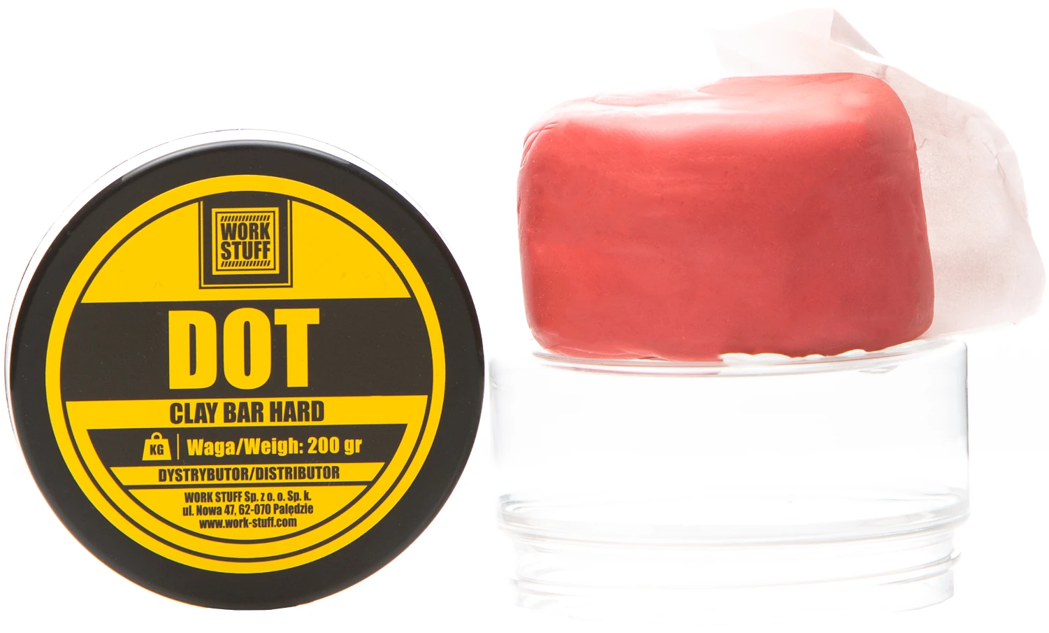 work stuff πηλός καθαρισμού επικαθίσεων dot detailing clay bar heavy200gr ws030-2 - image 3