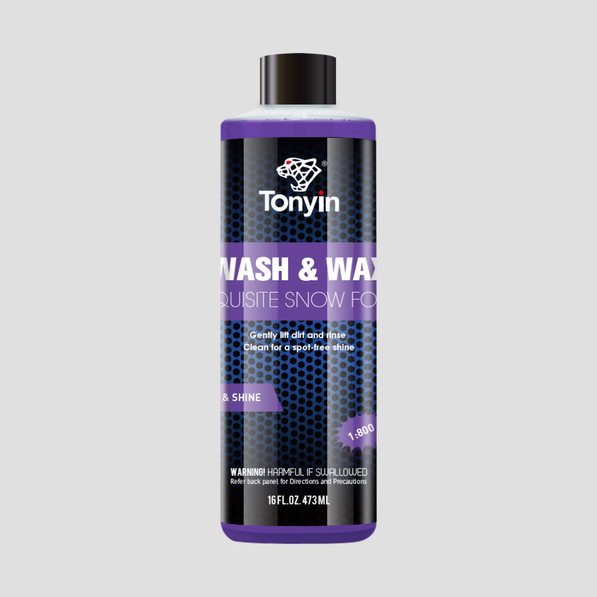 TONYIN WASH & WAX (EXTREME SNOW FOAM)-(1:800)Σαμπουάν Με Κερί 1 tonyin wash & wax (extreme snow foam)-(1:800)σαμπουάν με κερί